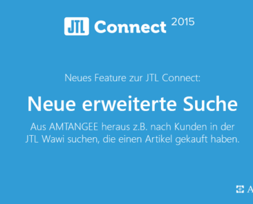 Neues Feature zur JTL Connect: die neue erweiterte Suche