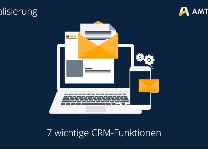 Blog Header: Serienmotiv Digitalisierung: 7 wichtige CRM-Funktionen